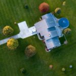 Garden Design - Aerial Photography of Gray House