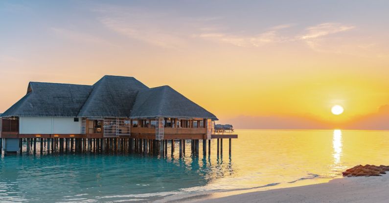 Overwatering - Maldives Island Water Villa Sunset